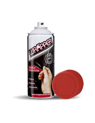 ΠΡΟΣΤΑΤΕΥΤΙΚΟ ΦΙΛΜ ΣΕ ΣΠΡΕΙ WRAPPER RAL 3000 FLAME RED 400 ml (ΚΟΚΚΙΝΟ ΧΡΩΜΑ)