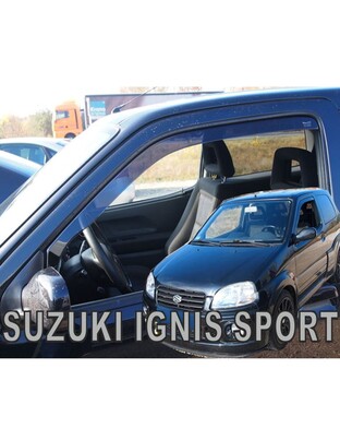 ΑΝΕΜΟΘΡΑΥΣΤΕΣ ΓΙΑ SUZUKI IGNIS SPORT 3D 2000-2006 ΖΕΥΓΑΡΙ ΑΠΟ ΕΥΚΑΜΠΤΟ ΦΙΜΕ ΠΛΑΣΤΙΚΟ HEKO - 2 ΤΕΜ.