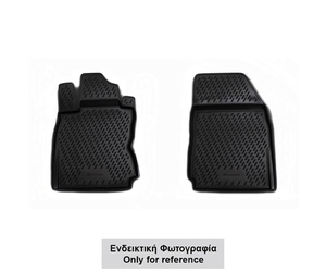ΠΑΤΑΚΙΑ ΣΕ ΣΚΑΦΗ TPE ΛΑΣΤΙΧΟ ΓΙΑ FIAT DOBLO 2010+ / CARGO MAXI 2010+  ΣΕ ΜΑΥΡΟ ΧΡΩΜΑ NOVLINE - 2 ΤΕΜ.