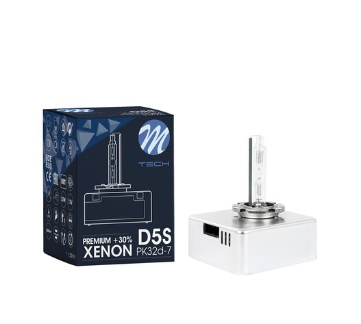 ΛΑΜΠΑ ΧΕΝΟΝ D5S 12V 25W 4.300K PREMIUM XENON +30%. M-TECH - 1 TEM.