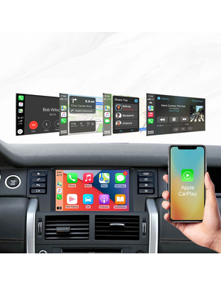 DIGITAL IQ LR 523F CPA (WIRELESS CARPLAY / ANDROID AUTO BOX with 2 CAMERA IN for JAGUAR - LAND ROVER mod. 2016-2019 with HARMAN 8" System)
