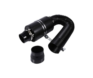 ΒΑΡΕΛΑΚΙ CARBON Φ63  24cm ΜΕ ΣΩΛΗΝΑ ΣΠΙΡΑΛ ΑΕΡΑ ΜΑΥΡΟ 27-95 cm SIMONI RACING - 1 TEM.