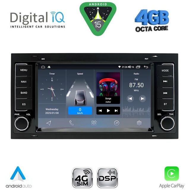 DIGITAL IQ BLG 442_CPA (7″ DECK) MULTIMEDIA OEM for VW TOUAREG mod. 2003-2011