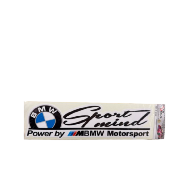 Αυτοκόλλητο sport mind - Bmw