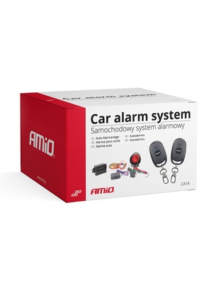 Amio - Συναγερμός Αυτοκινήτου CA14 12V Με Τηλεχειρισμό 433MHz Rolling Code Και Αντικλεπτική Προστασία Για Ασφαλή Εγκατάσταση Και Καθημερινή Χρήση – 1 Τεμ. (01678/AM)
