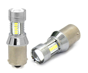 P21W 12V BA15s LED 21xSMD3014 ΛΕΥΚΟ (ΜΟΝΟΠΟΛΙΚΟ) 1ΤΕΜ.