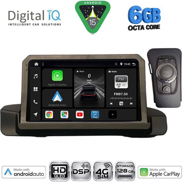 DIGITAL IQ BXF 17044_CPAA (9inc) MULTIMEDIA TABLET for BMW S.3 (E90-91-92) mod. 2005-2012