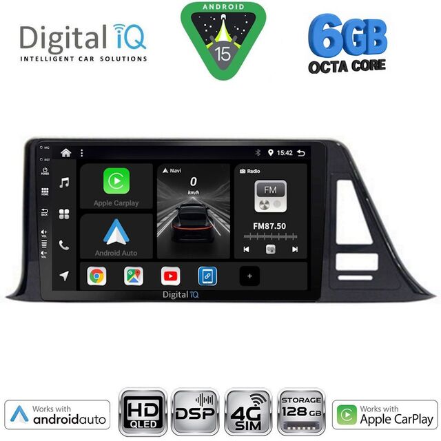 DIGITAL IQ BXF 17709_CPAA (9inc) MULTIMEDIA TABLET for TOYOTA CH-R mod. 2017-2023