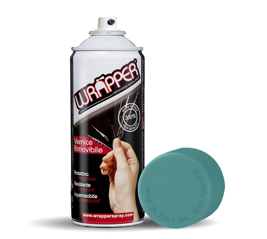 ΦΙΛΜ ΣΕ ΣΠΡΕΥ WRAPPER RAL COLOURS ΤΙΡΚΟΥΑΖ/ΒΕΡΑΜΑΝ 400ml – 1 ΤΕΜ.