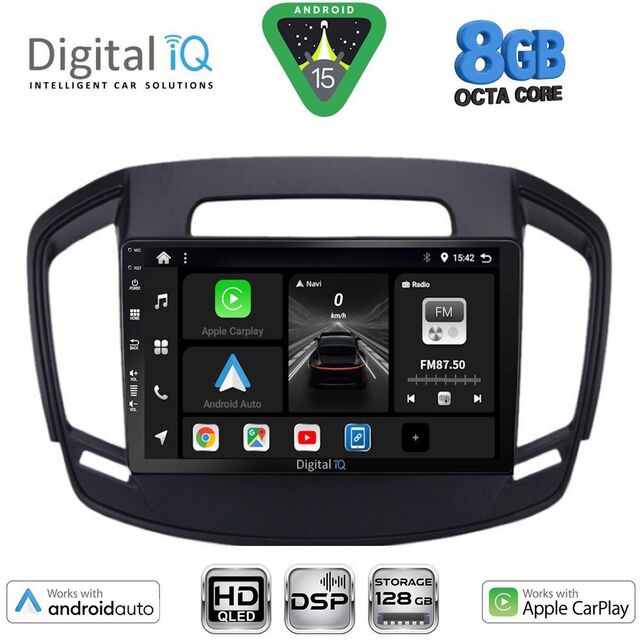 DIGITAL IQ BXF 7492_CPAA (9inc) MULTIMEDIA TABLET for OPEL INSIGNIA mod. 2014-2017