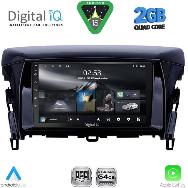 DIGITAL IQ RSD 1432_CPA (9inc) MULTIMEDIA TABLET for MITSUBISHI ECLIPSE CROSS mod. 2018-2026