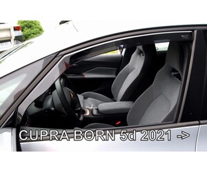 ΑΝΕΜΟΘΡΑΥΣΤΕΣ ΓΙΑ CUPRA BORN 5D 2021+  ΖΕΥΓΑΡΙ ΑΠΟ ΕΥΚΑΜΠΤΟ ΦΙΜΕ ΠΛΑΣΤΙΚΟ HEKO - 2 ΤΕΜ.
