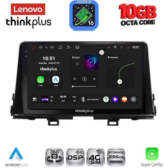 LENOVO LTM 11310_CPA (9inc) MULTIMEDIA TABLET for KIA PICANTO mod. 2021-2026