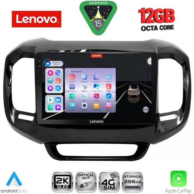 LENOVO SSZ 12127_CPA (9inc) MULTIMEDIA TABLET for FIAT TORO mod. 2017-2026
