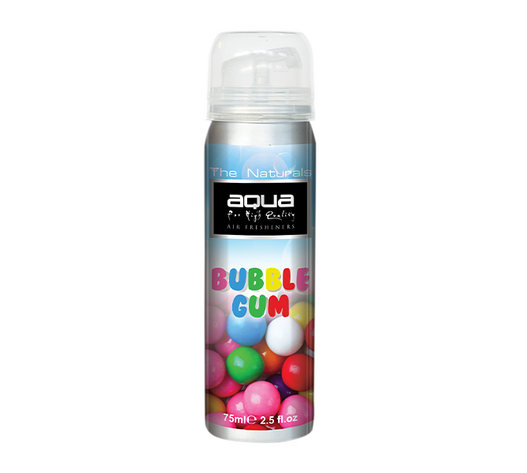 Aqua - ΑΡΩΜΑΤΙΚΟ ΑΥΤΟΚΙΝΗΤΟΥ ΣΕ ΣΠΡΕΙ (SPRAY) ΜΕ ΑΡΩΜΑ ΤΣΙΧΛΟΦΟΥΣΚΑ (BUBBLE GUM) FLAVORS SERIES 75ml AQUA - 1 TEM. (10-251/AQ)