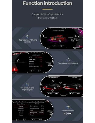 DIGITAL IQ DDD 954_DC (10in) DIGITAL CLUSTER for BMW 3 Series (E90-E91-E92-E93) mod. 2005-2012