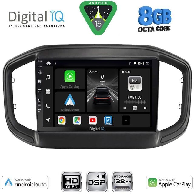 DIGITAL IQ BXF 7147_CPAA (9inc) MULTIMEDIA TABLET for FIAT STRADA mod. 2020-2026