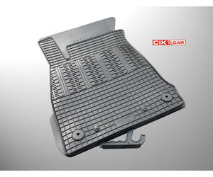 Cik - ΠΑΤΑΚΙΑ ΑΥΤΟΚΙΝΗΤΟΥ ΑΠΟ ΛΑΣΤΙΧΟ ΓΙΑ AUDI A4 B9 2015+ / A5 B9 2016+ ΣΕ ΜΑΥΡΟ ΧΡΩΜΑ ΜΕ ΚΟΥΜΠΩΜΑΤΑ - 4 ΤΕΜ. (RM.AU.0006/CK)