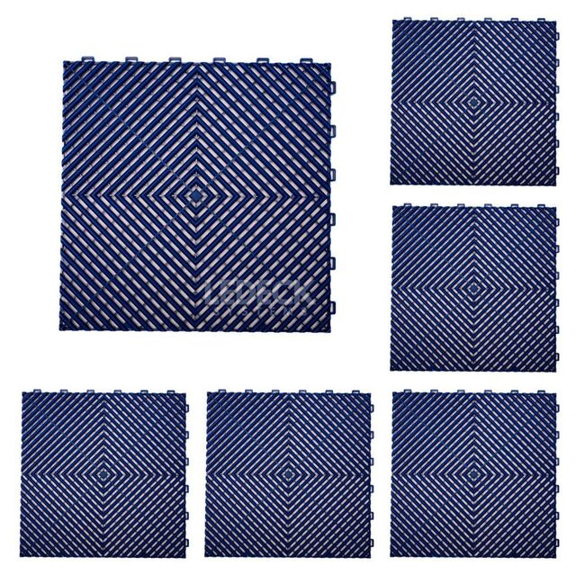 DIGITAL IQ PLASTIC FLOOR TILES 6TEM (BLUE)