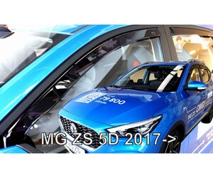 ΑΝΕΜΟΘΡΑΥΣΤΕΣ ΓΙΑ MG ZS 5D 2017+ ΖΕΥΓΑΡΙ ΑΠΟ ΕΥΚΑΜΠΤΟ ΦΙΜΕ ΠΛΑΣΤΙΚΟ HEKO - 2 ΤΕΜ.