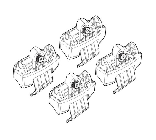 ΑΚΡΑ ΓΙΑ ΜΠΑΡΕΣ NORDRIVE ΓΙΑ OPEL ASTRA L 5D 12/2021+ /PEUGEOT 305 5D/SW 08/2021+  - 4ΤΕΜ.