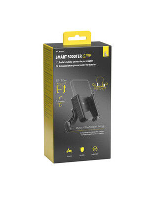 ΒΑΣΗ ΣΤΗΡΙΞΗΣ ΚΙΝΗΤΟΥ SMART SCOOTER GRIP 62>82mm (ΣΤΗΡΙΞΗ ΣΕ ΚΑΘΡΕΠΤΗ & ΣΕ ΜΠΑΡΑ 9>14mm) OPTILINE -1 TEM.