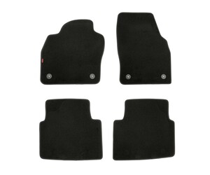 Lampa - Πατάκια Executive Μοκέτα Για Skoda Kamiq (Nw) 12/2019 > 02/2024 5πορτο / SUV Σε Μαύρο Χρώμα Με Κουμπώματα - 4 τεμ. (L2329.9)