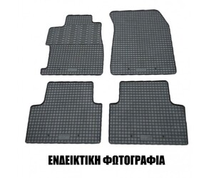 Cik - ΠΑΤΑΚΙΑ ΑΥΤΟΚΙΝΗΤΟΥ ΑΠΟ ΛΑΣΤΙΧΟ ΓΙΑ JEEP WRANGLER JK 5D 2007-2018 ΣΕ ΜΑΥΡΟ ΧΡΩΜΑ ΜΕ ΚΟΥΜΠΩΜΑΤΑ - 4 ΤΕΜ. (RM.JP.0007/CK)