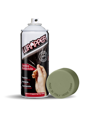 ΦΙΛΜ ΣΕ ΣΠΡΕΥ WRAPPER CAMOUFLAGE COLOURS ΠΡΑΣΙΝΟ ΜΠΑΜΠΟΥ 400ml – 1 ΤΕΜ.