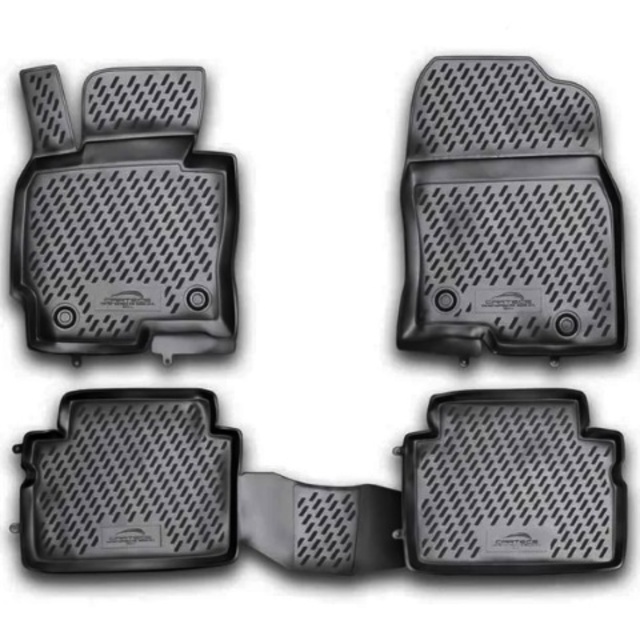 ΠΑΤΑΚΙΑ ΣΕ ΣΚΑΦΗ TPE ΛΑΣΤΙΧΟ ΓΙΑ MAZDA CX-5 2011-2016  ΣΕ ΜΑΥΡΟ ΧΡΩΜΑ NOVLINE - 4 ΤΕΜ.