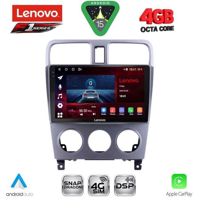 LENOVO SSQ 9661_CPA (9inc) MULTIMEDIA TABLET for SUBARU FORESTER  mod. 2002-2008