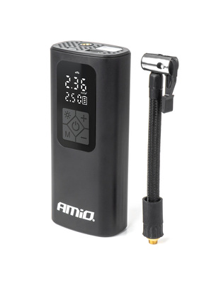 Amio - ΚΟΜΠΡΕΣΕΡ ΑΕΡΑ ΜΕ USB-C 10BAR 150PSI 20L/MIN 40W ΜΕ ΨΗΦΙΑΚΗ ΟΘΟΝΗ & ΦΑΚΟ LED 1ΤΕΜ. (04377/AM)