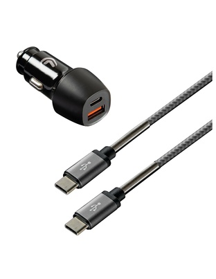 ΦΟΡΤΙΣΤΗΣ ΑΝΑΠΤΗΡΑ ΜΕ 2 USB ΚΑΙ ΚΑΛΩΔΙΟ ΦΟΡΤΙΣΗΣΚΑΙΣΥΓΧΡΟΝΙΣΜΟΥ 100cm TYPE-C KIT PRO 18W 12/24V