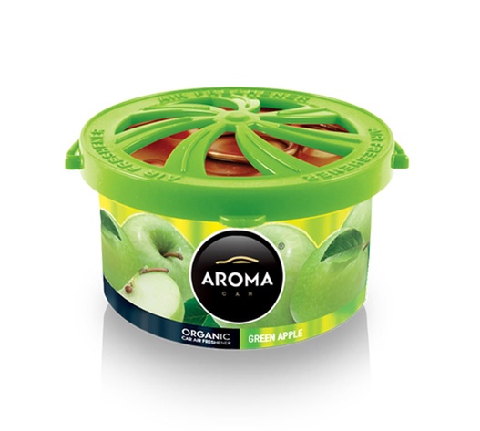 Amio - ΑΡΩΜΑΤΙΚΟ ΣΕ ΚΟΝΣΕΡΒΑ AROMA ORGANIC - ΠΡΑΣΙΝΟ ΜΗΛΟ (GREEN APPLE) 40gr - 1 ΤΕΜ. (A92101/AM)