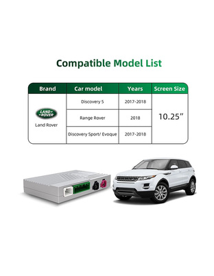 DIGITAL IQ LR 522F CPA (WIRELESS CARPLAY / ANDROID AUTO BOX with 2 CAMERA IN for JAGUAR - LAND ROVER mod. 2016-2019 with HARMAN 10.25" Screen)