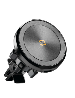 Μαγνητική Βάση Στήριξης Κινητού Mag Wireless Airvent της σειράς Optiline για Ίσιους Αεραγωγούς Αυτοκινήτου με δυνατότητα ασύρματης φόρτισης Max Power 15W, 15 μαγνήτες και 2 αυτοκόλλητα, μεταλλικά δακτυλίδια