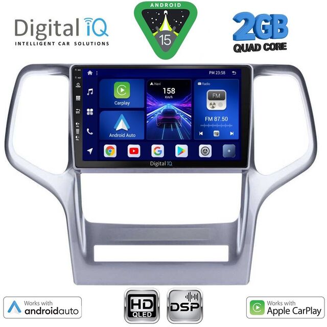 DIGITAL IQ BXC 3282_CPAA (9inc) MULTIMEDIA TABLET for JEEP GRAND CHEROKEE mod. 2011-2014