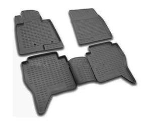 ΠΑΤΑΚΙΑ ΣΕ ΣΚΑΦΗ TPE ΛΑΣΤΙΧΟ ΓΙΑ MITSUBISHI PAJERO 5D 11/2006-2019  ΣΕ ΜΑΥΡΟ ΧΡΩΜΑ NOVLINE - 4 ΤΕΜ.