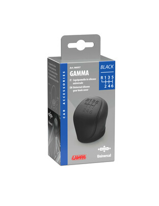 ΚΑΛΥΜΜΑ ΓΙΑ ΠΟΜΟΛΟ ΤΑΧΥΤΗΤΩΝ GAMMA BLACK ΣΙΛΙΚΟΝΗΣ UNIVERSAL ΜΑΥΡΟ ΜΕ 6 ΤΑΧΥΤΗΤΕΣ​ LAMPA - 1 ΤΕΜ.
