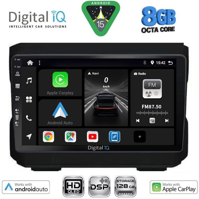 DIGITAL IQ BXF 18272_CPAA (10inc) MULTIMEDIA TABLET for JEEP  mod. 2007-2014 - DODGE mod. 2007-2014