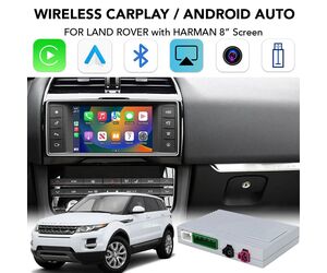 LENOVO LTP LH 2523F CPAA (WIRELESS CARPLAY / ANDROID AUTO BOX with 2 CAMERA IN for JAGUAR - LAND ROVER mod. 2016-2019 with HARMAN 8" System)