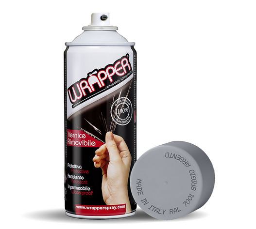 ΦΙΛΜ ΣΕ ΣΠΡΕΥ WRAPPER RAL COLOURS ΓΚΡΙ ΑΣΗΜΙ 400ml – 1 ΤΕΜ.