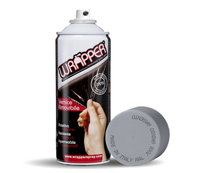 ΦΙΛΜ ΣΕ ΣΠΡΕΥ WRAPPER RAL COLOURS ΓΚΡΙ ΑΣΗΜΙ 400ml – 1 ΤΕΜ.