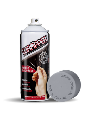 ΦΙΛΜ ΣΕ ΣΠΡΕΥ WRAPPER RAL COLOURS ΓΚΡΙ ΑΣΗΜΙ 400ml – 1 ΤΕΜ.