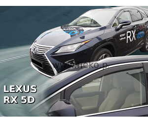 ΑΝΕΜΟΘΡΑΥΣΤΕΣ ΓΙΑ LEXUS RX 5D 2016+   ΖΕΥΓΑΡΙ ΑΥΤΟΚΙΝΗΤΟΥ ΑΠΟ ΕΥΚΑΜΠΤΟ ΦΙΜΕ ΠΛΑΣΤΙΚΟ HEKO - 2 ΤΕΜ.