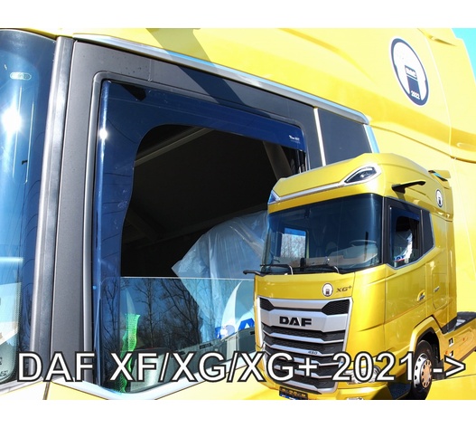 ΑΝΕΜΟΘΡΑΥΣΤΕΣ ΓΙΑ DAF XF/XG/XG+ 2021+ ΜΕ ΚΑΜΕΡΑ ΖΕΥΓΑΡΙ ΑΠΟ ΕΥΚΑΜΠΤΟ ΦΙΜΕ ΠΛΑΣΤΙΚΟ HEKO - 2 ΤΕΜ.