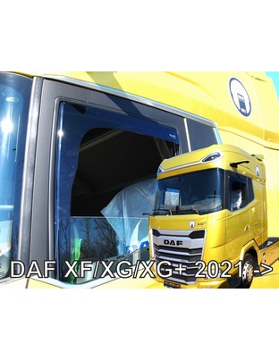 ΑΝΕΜΟΘΡΑΥΣΤΕΣ ΓΙΑ DAF XF/XG/XG+ 2021+ ΜΕ ΚΑΜΕΡΑ ΖΕΥΓΑΡΙ ΑΠΟ ΕΥΚΑΜΠΤΟ ΦΙΜΕ ΠΛΑΣΤΙΚΟ HEKO - 2 ΤΕΜ.