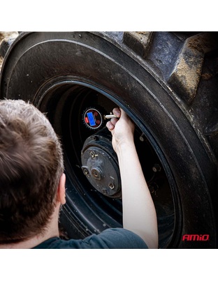 AMiO - Μετρητής Πίεσης Αέρα Ελαστικών Ψηφιακός max 17 Bar με Περιστρεφόμενη Κεφαλή και Βαλβίδα Εκτόνωσης - 1 Τεμ. (04464/AM)