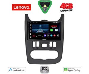 LENOVO LVE 8101BL_CPAA (9inc) MULTIMEDIA TABLET for DACIA DUSTER – LOGAN – SANDERO mod. 2006-2012  (BLACK)
