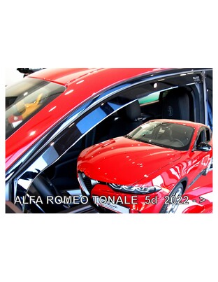 ΑΝΕΜΟΘΡΑΥΣΤΕΣ ΓΙΑ ALFA ROMEO TONALE 5D 2020+  SET ΑΠΟ ΕΥΚΑΜΠΤΟ ΦΙΜΕ ΠΛΑΣΤΙΚΟ HEKO - 4 ΤΕΜ.